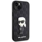 KARL LAGERFELD KLHCP14MSAKHPKK IPHONE 14 PLUS / 15 PLUS 6.7 "BLACK / BLACK SAFFIANO IKONIK MONOGRAM