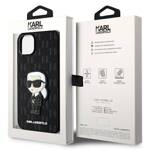 KARL LAGERFELD KLHCP14MSAKHPKK IPHONE 14 PLUS / 15 PLUS 6.7 "BLACK / BLACK SAFFIANO IKONIK MONOGRAM