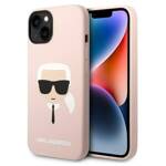 KARL LAGERFELD KLHCP14MSLKHLP IPHONE 14 PLUS / 15 PLUS 6.7 "HARDCASE PINK / PINK SILICONE KARL`S HEAD