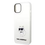 KARL LAGERFELD KLHCP14MSNCHBCH IPHONE 14 PLUS / 15 PLUS 6.7 "HARDCASE WHITE / WHITE SILICONE CHOUPETTE