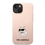 KARL LAGERFELD KLHCP14MSNCHBCP IPHONE 14 PLUS / 15 PLUS 6.7 "HARDCASE PINK / PINK SILICONE CHOUPETTE