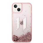 KARL LAGERFELD KLHCP14SLBKLCP IPHONE 14 / 15/13 6.1 "PINK / PINK HARDCASE LIQUID GLITTER BIG KL