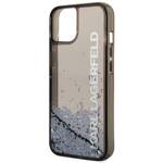 KARL LAGERFELD KLHCP14SLCKVK IPHONE 14/15/13 6.1 "BLACK / BLACK HARDCASE LIQUID GLITTER ELONG