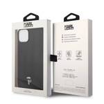 KARL LAGERFELD KLHCP14SPSQPK IPHONE 14/15/13 6.1 "HARDCASE CZARNY / BLACK PUFFY IKONIK PIN