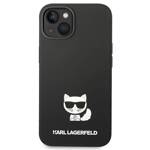 KARL LAGERFELD KLHCP14SSLCTBK IPHONE 14 / 15/13 6.1 "HARDCASE BLACK / BLACK SILICONE CHOUPETTE BODY