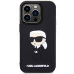 KARL LAGERFELD KLHCP14X3DRKINK IPHONE 14 PRO MAX 6.7 "BLACK/BLACK HARDCASE RUBBER IKONIK 3D