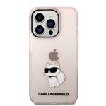 KARL LAGERFELD KLHCP14XHNCHTCP IPHONE 14 PRO MAX 6.7 "PINK/PINK HARDCASE IKONIK CHUPETTE