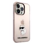 KARL LAGERFELD KLHCP14XHNCHTCP IPHONE 14 PRO MAX 6.7 "PINK/PINK HARDCASE IKONIK CHUPETTE