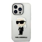 KARL LAGERFELD KLHCP14XHNIKTCT IPHONE 14 PRO MAX 6.7 "TRANSPARENT HARDCASE ICONIK KARL LAGERFELD