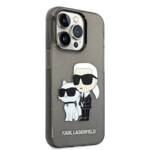 KARL LAGERFELD KLHCP14XHNKCTGK IPHONE 14 PRO MAX 6.7 "BLACK/BLACK HARDCASE GLITTER KARL & CHUPETTE