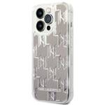 KARL LAGERFELD KLHCP14XLMNMS IPHONE 14 PRO MAX 6.7 "HARDCASE SILVER/SILVER LIQUID GLITTER MONOGRAM