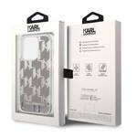 KARL LAGERFELD KLHCP14XLMNMS IPHONE 14 PRO MAX 6.7 "HARDCASE SILVER/SILVER LIQUID GLITTER MONOGRAM