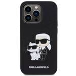 KARL LAGERFELD KLHCP14XSANKCPK IPHONE 14 PRO MAX 6.7 "HARDCASE CZARNY/BLACK SAFFIANO KARL & CHOUPETTE