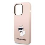 KARL LAGERFELD KLHCP14XSNCHBCP IPHONE 14 PRO MAX 6.7 "HARDCASE PINK/PINK SILICONE CHUPETTE