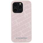 KARL LAGERFELD KLHCP15LPQKPMP IPHONE 15 PRO 6.1 "PINK/PINK HARDCASE QUILTED K PATTERN