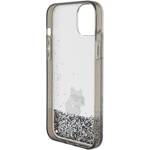 KARL LAGERFELD KLHCP15MLKCNSK IPHONE 15 PLUS / 14 PLUS 6.7 "TRANSPARENT HARDCASE LIQUID GLITTER CHOUPETTE