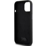 KARL LAGERFELD KLHCP15MSMHCNPK IPHONE 15 PLUS / 14 PLUS 6.7 "BLACK / BLACK SILICONE CHUPETTE METAL PIN