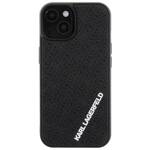 KARL LAGERFELD KLHCP15S3DMKRLK IPHONE 15/14/13 6.1 "BLACK / BLACK HARDCASE 3D RUBBER MULTI LOGO