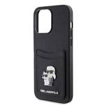 KARL LAGERFELD KLHCP15XSAPKCNPK IPHONE 15 PRO MAX 6.7 "BLACK/BLACK HARDCASE SAFFIANO CARDSLOT KC METAL PIN