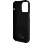 KARL LAGERFELD KLHCP15XSMHCNPK IPHONE 15 PRO MAX 6.7 "BLACK/BLACK SILICONE CHUPETTE METAL PIN