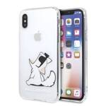 KARL LAGERFELD KLHCPXCFNRC IPHONE X/XS HARDCASE TRANSPARENT CHOUPETTE FUN