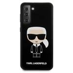 KARL LAGERFELD KLHCS21MSLFKBK S21+ G996 HARDCASE CZARNY/BLACK SILICONE ICONIC