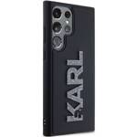 KARL LAGERFELD KLHCS23L3L3DMBKCK S23 ULTRA S918 BLACK/BLACK HARDCASE 3D RUBBER GLETTER LOGO