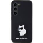 KARL LAGERFELD KLHCS23SSMHCNPK S23 S911 BLACK/BLACK HARDCASE SILICONE CHUPETTE METAL PIN