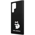 KARL LAGERFELD KLHCS24LSNCHBCK S24 ULTRA S928 HARDCASE CZARNY/BLACK SILICONE CHOUPETTE