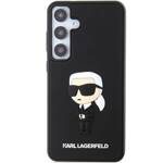 KARL LAGERFELD KLHCS24M3DRKINK S24+ S926 CZARNY/BLACK HARDCASE 3D RUBBER IKONIK