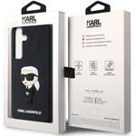 KARL LAGERFELD KLHCS24M3DRKINK S24+ S926 CZARNY/BLACK HARDCASE 3D RUBBER IKONIK