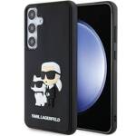 KARL LAGERFELD KLHCS24S3DRKCNK S24 S921 CZARNY/BLACK HARDCASE 3D RUBBER KARL & CHOUPETTE