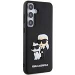 KARL LAGERFELD KLHCS24S3DRKCNK S24 S921 CZARNY/BLACK HARDCASE 3D RUBBER KARL & CHOUPETTE