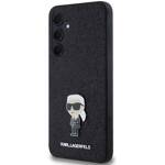 KARL LAGERFELD KLHCSA35GKNPSK A35 A356 BLACK/BLACK HARDCASE FIXED GLITTER IKONIK LOGO METAL PIN