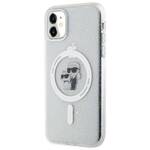 KARL LAGERFELD KLHMN61HGKCOT IPHONE 11 / XR 6.1 "TRANSPARENT HARDCASE KARL & CHUPETTE GLITTER MAGSAFE