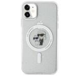 KARL LAGERFELD KLHMN61HGKCOT IPHONE 11 / XR 6.1 "TRANSPARENT HARDCASE KARL & CHUPETTE GLITTER MAGSAFE