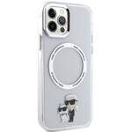 KARL LAGERFELD KLHMP12MHNKCIT IPHONE 12/12 PRO 6.1 "HARDCASE TRANSPARENT ICONIC KARL & CHUPETTE MAGSAFE