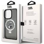 KARL LAGERFELD KLHMP13LHMRSKCK IPHONE 13 PRO 6.1 "BLACK/BLACK HARDCASE RING STAND KARL & CHUPETTTE MAGSAFE