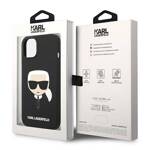 KARL LAGERFELD KLHMP14MSLKHBK IPHONE 14 PLUS / 15 PLUS 6.7 "HARDCASE CZARNY / BLACK SILICONE KARL`S HEAD MAGSAFE