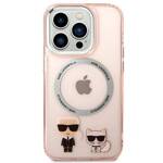 KARL LAGERFELD KLHMP14XHKCP IPHONE 14 PRO MAX 6.7 "HARDCASE PINK/PINK KARL & CHUPETTE ALUMINUM MAGSAFE