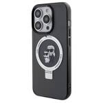 KARL LAGERFELD KLHMP14XHMRSKCK IPHONE 14 PRO MAX 6.7 "BLACK/BLACK HARDCASE RING STAND KARL & CHUPETTTE MAGSAFE