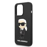 KARL LAGERFELD KLHMP14XSNIKBCK IPHONE 14 PRO MAX 6.7 "HARDCASE BLACK/BLACK SILICONE IKONIK MAGSAFE