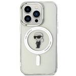 KARL LAGERFELD KLHMP15LHFCKNOTNOT IPHONE 15 PRO 6.1 "TRANSPARENT HARDCASE IML IKONIK MAGSAFE