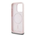 KARL LAGERFELD KLHMP15LSKCHPPLP IPHONE 15 PRO 6.1" PINK/PINK HARDCASE SILICONE KARL & CHOUPETTE MAGSAFE