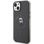 KARL LAGERFELD KLHMP15MHFCKON IPHONE 15 PLUS / 14 PLUS 6.7 "BLACK / BLACK HARDCASE IML IKONIK MAGSAFE