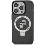 KARL LAGERFELD KLHMP15XHMRSKCK IPHONE 15 PRO MAX 6.7 "BLACK/BLACK HARDCASE RING STAND KARL & CHUPETTTE MAGSAFE