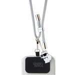 KARL LAGERFELD KLUCNMSCKIG UNIVERSAL CBDY CORD PASEK GRAY/GRAY