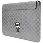 KARL LAGERFELD SLEEVE KLCS14SAKHPKG 14 "SILVER/SILVER SAFFIANO MONOGRAM IKONIK