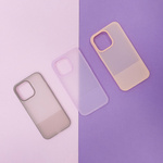 KINGXBAR PLAIN SERIES CASE COVER FOR IPHONE 13 PRO SILICONE CASE GRAY