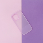 KINGXBAR PLAIN SERIES CASE COVER FOR IPHONE 13 PRO SILICONE CASE GRAY